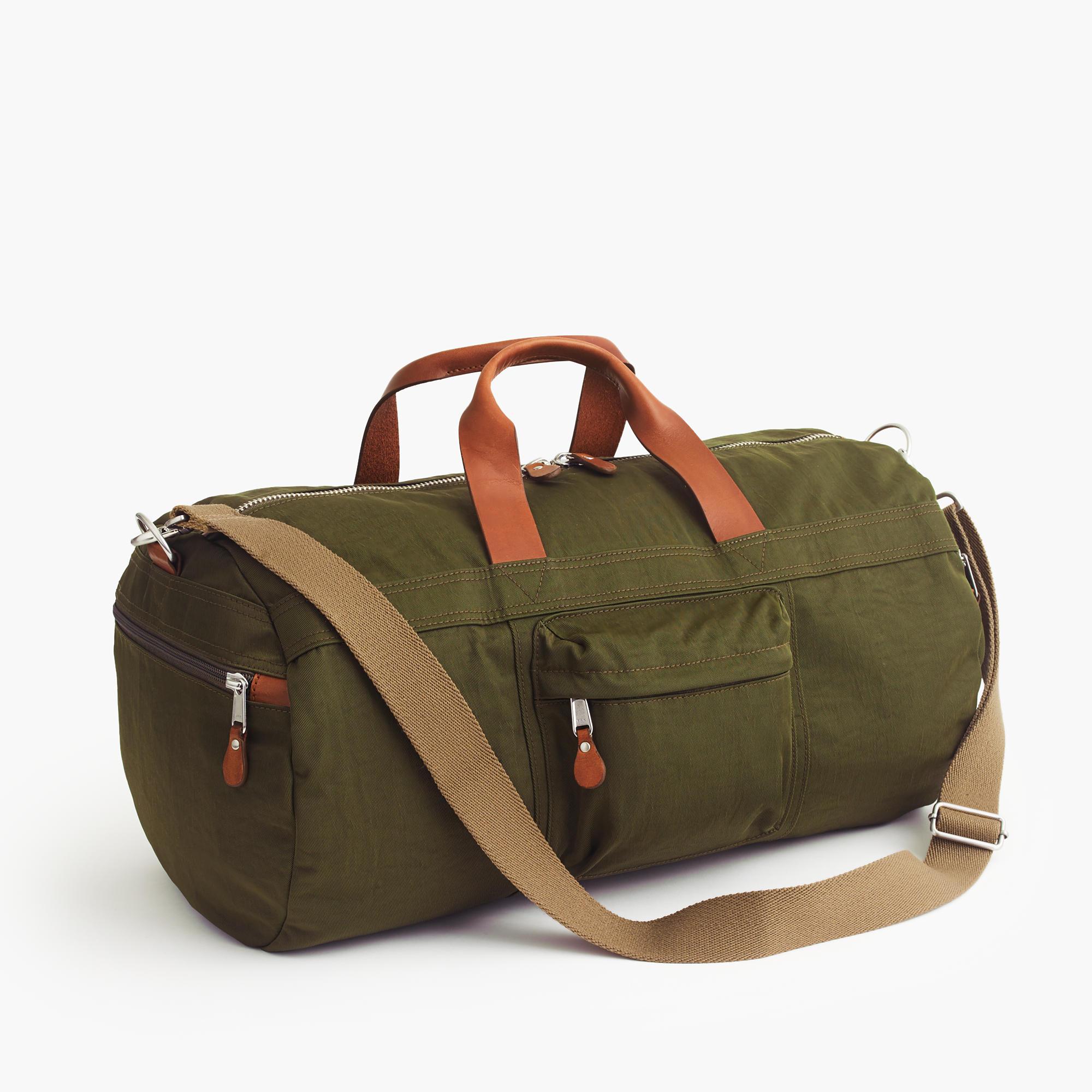 j crew mens duffle bag